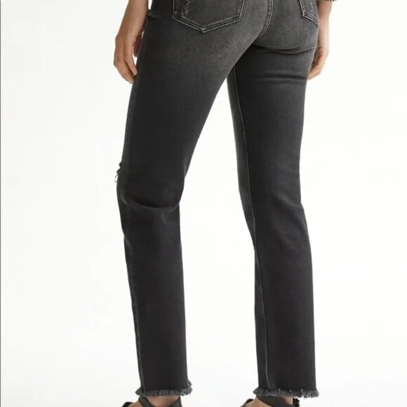 Pilcro and the Letterpress The Vintage Straight Jeans sz 27 High Rise - Picture 6 of 8